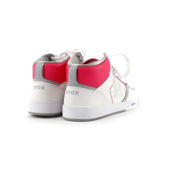 Christian Dior Men's B27 Mid-Top Sneakers Leather with Oblique Galaxy Leather - Picture 3 of 5